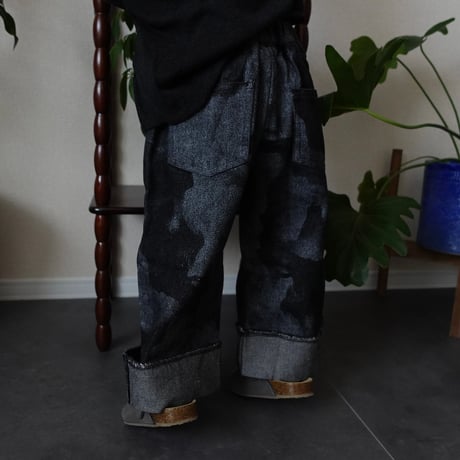 patterned denim