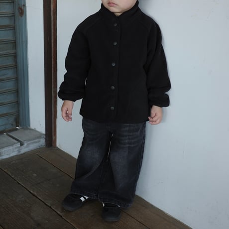 soft fleece jacket / black