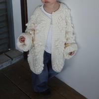 bouclé knit cardigan / 2colors