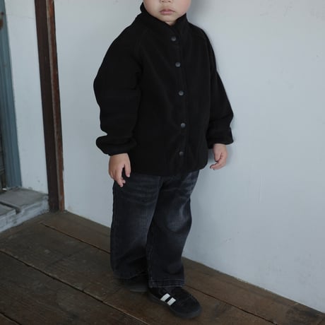 soft fleece jacket / black