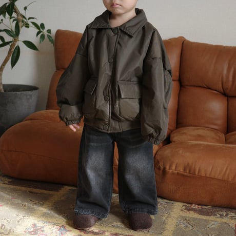 bubble jacket / brown