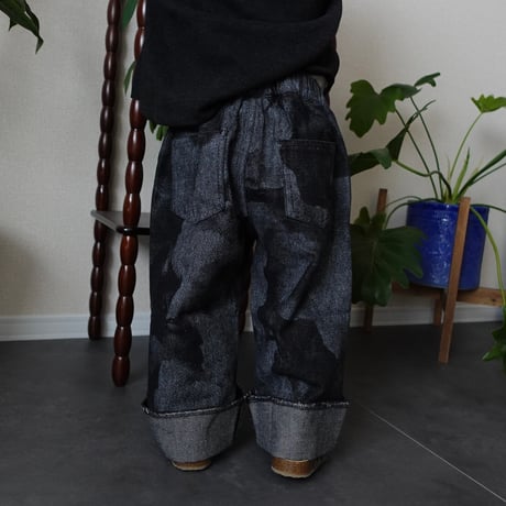 patterned denim