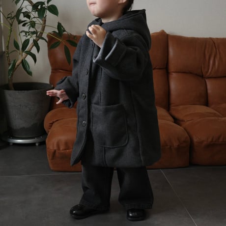 buttoned coat