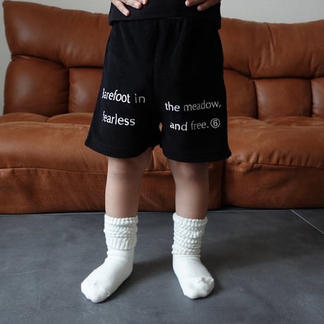 即納 meadow free pants. / black