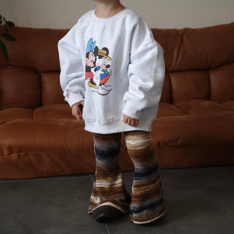 velour flare pants / mix