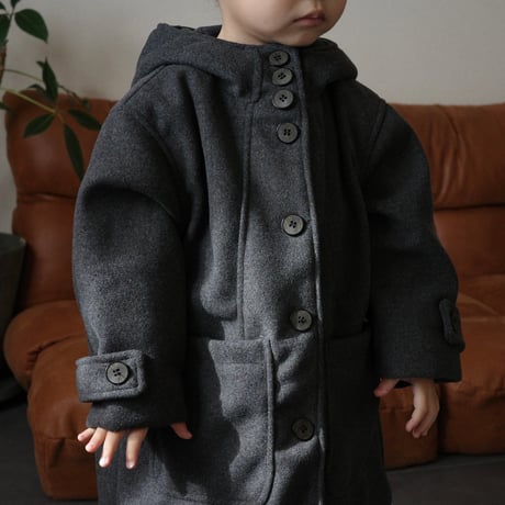buttoned coat