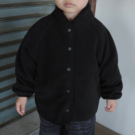 soft fleece jacket / black