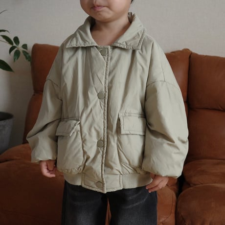 bubble jacket / light moss green