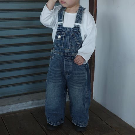 vintage denim overalls