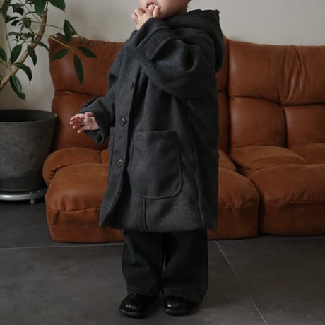 buttoned coat