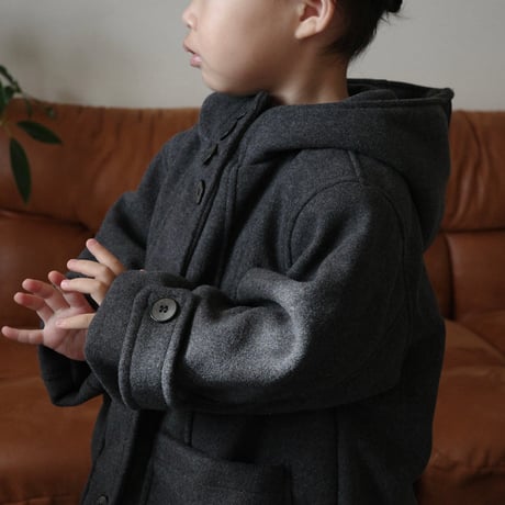 buttoned coat