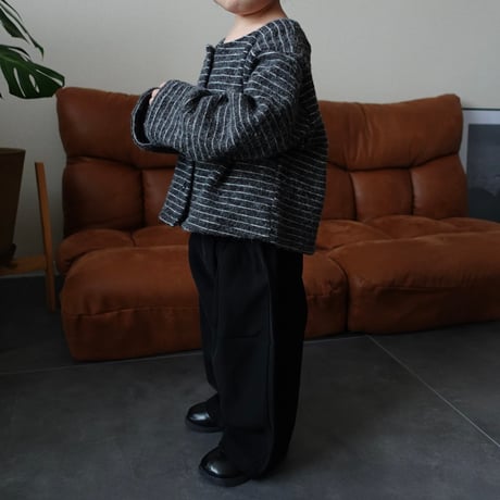 knit stripe cardigan