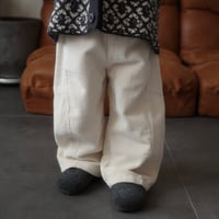 corduroy pants / ivory