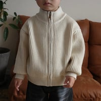 zip knit / ivory