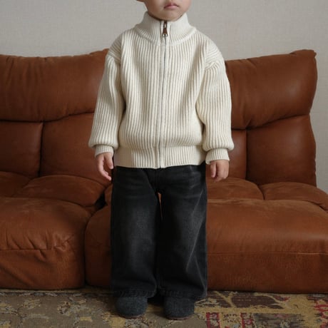 zip knit / ivory