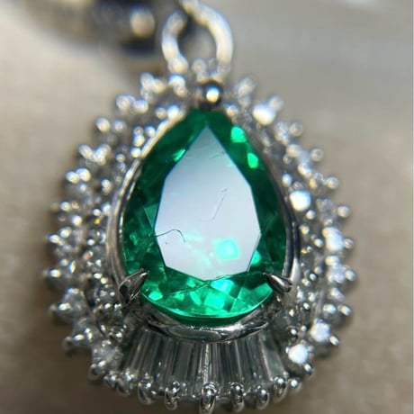 コロンビアエメラルド　ステーションブレスレット 高品質 コロンビアエメラルド ステーションブレスレット コロンビア