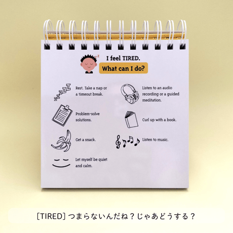 NYから直輸入🌟＜MOOD FLIP BOOK＞ ムード・フリップ・ブック🍍「しなやかな心を育てる！」感情とこころの成長をサポートするアイテム🍍