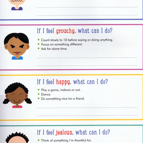 ＜感情と気持ち＞のキッズ向け アクティビティブック[myFEELINGSandEMOTIONS activity book]