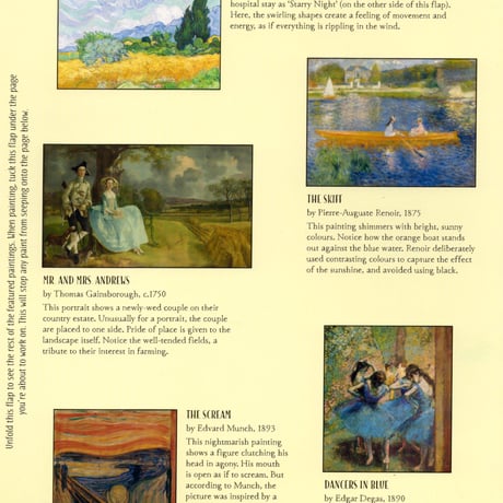 送料無料特別サービス中！集中力と想像力を育む！マジックペインティングブック【Famous Paintings（名画たち）】（水だけで色づく！マインドフルな魔法の水ぬりえ）