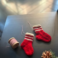 クリスマスのミニソックス