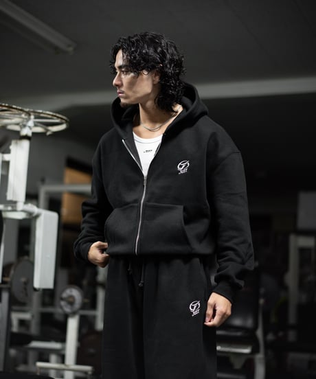 JUST Volume Sweat hoodie BLACK