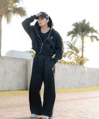 JUST Volume Sweat hoodie BLACK