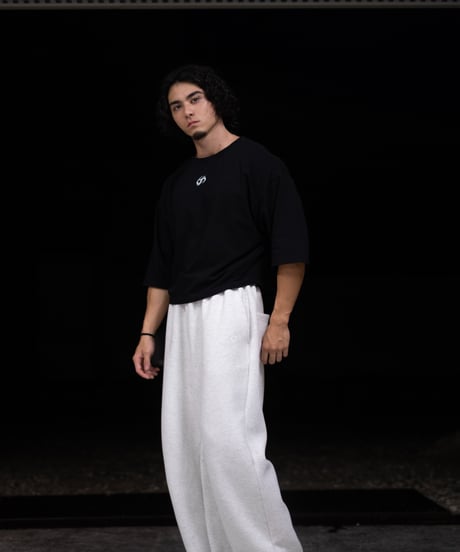 JUST CROP T BLACK