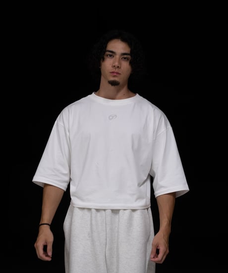 JUST CROP T WHITE