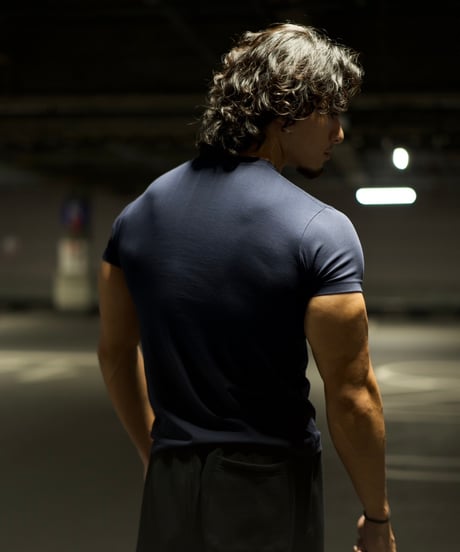 JUST FIT T NAVY