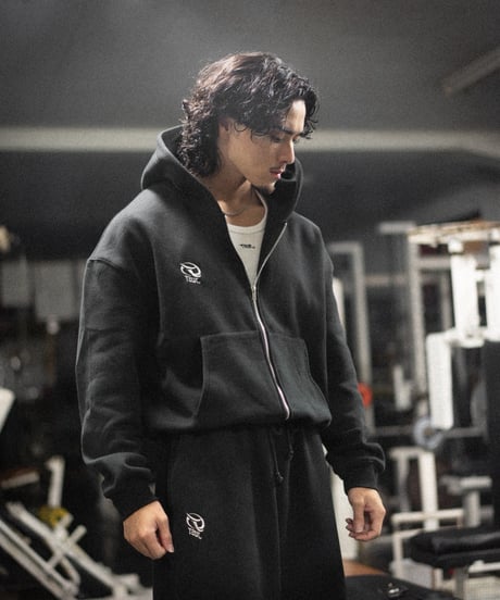 JUST Volume Sweat hoodie BLACK
