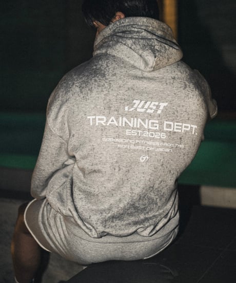 JUST CROPPED HOODIE　GRAY