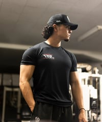 【ICHARIBACHODE】FIT T BLACK×RED