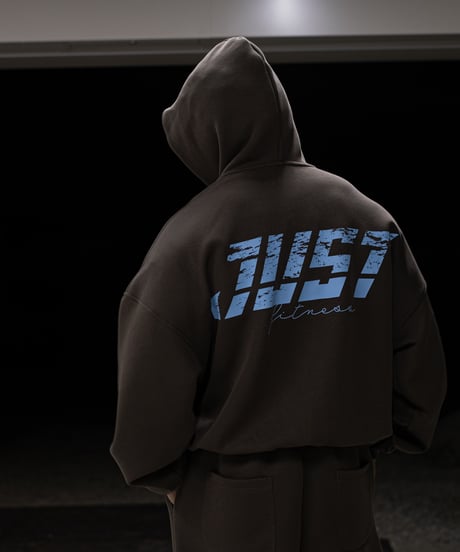 JUST DROP SHORT SWEAT BROWN