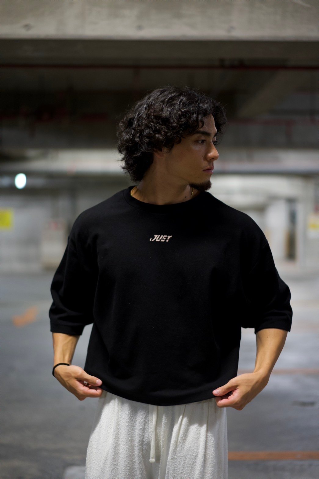 JUST ONAGA 応援OKINAWA T BLACK ※9/11より随時配送 | JUST JUST ONAGA 応援OKINAWA T BLACK ※9/11より随時配送 | JUST