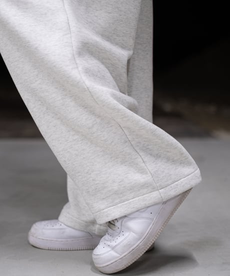 JUST WIDE SWEAT PANTS LIGHT GRAY
