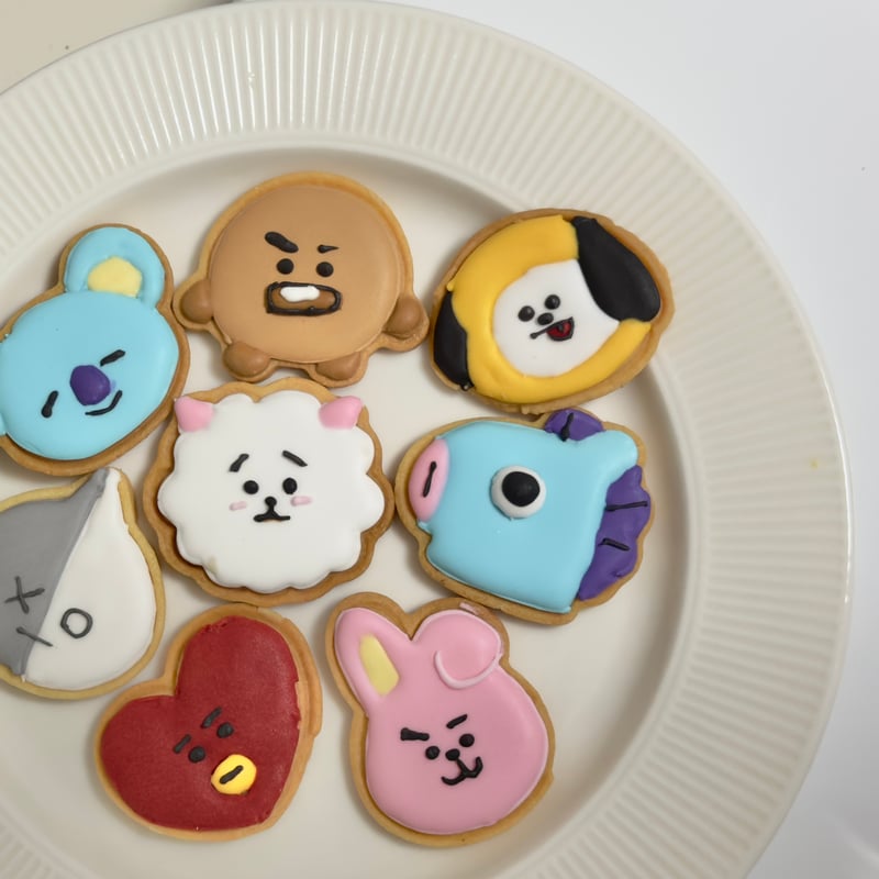 アイシングクッキーBTSメンバー全員セット | magnaecookies