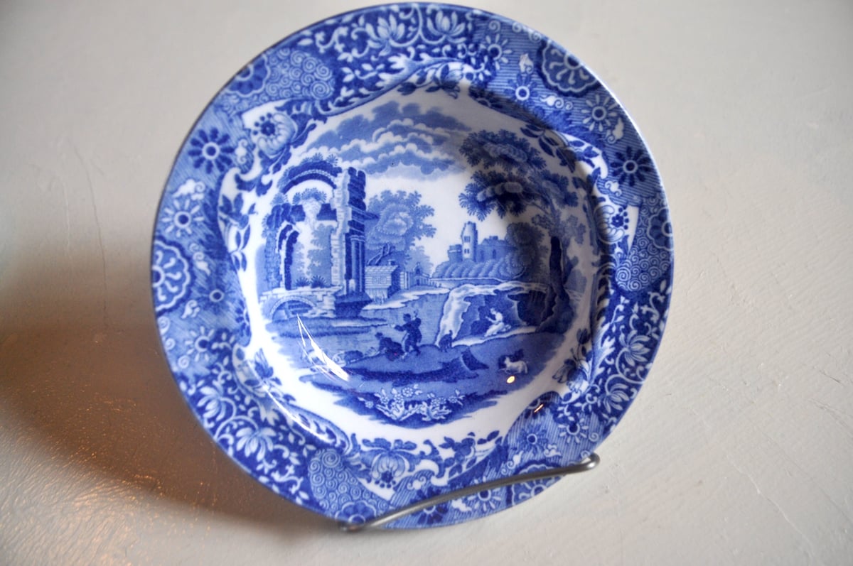 Spode 》 Blue Italian Fruits Bowl ( S ) | cami