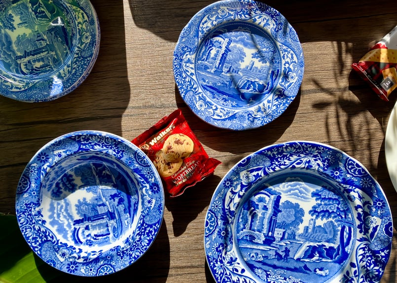 スポード  ブルーイタリアン　フルーツボウル  6個セット Spode 》 Blue Italian Fruits Bowl ( S ) | cami