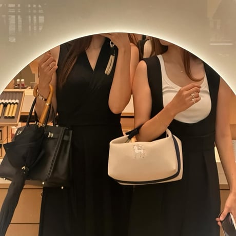 【longタイプ】black wrap dress / sleeveless