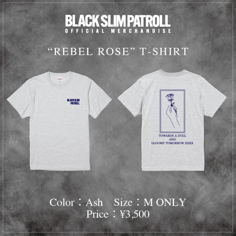 【Mサイズ限定】REBEL ROSE T-SHIRT