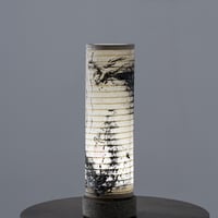 指墨画 【龍蒼】 荒川颼(しゅう) 大谷石インテリア提灯 【オンライン限定作品】