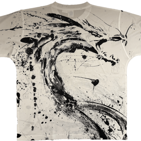 オーバープリントTシャツ 龍神ティアマト