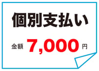 個別支払い