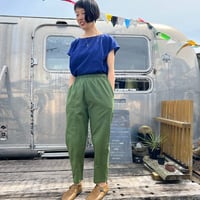 SALE!!【手織】藍染ストレートワイドパンツ | コミュニティトレード