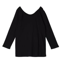 【オーガニックコットン】インナー八分袖トップス　シサム工房