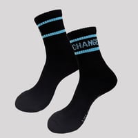 CHANGES BLACK-TURQUOISE SHORT PILE　(MENS WOMENS)