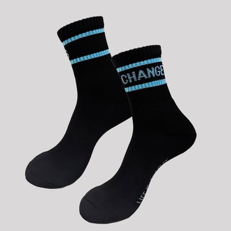 CHANGES BLACK-TURQUOISE SHORT PILE　(MENS WOMENS)