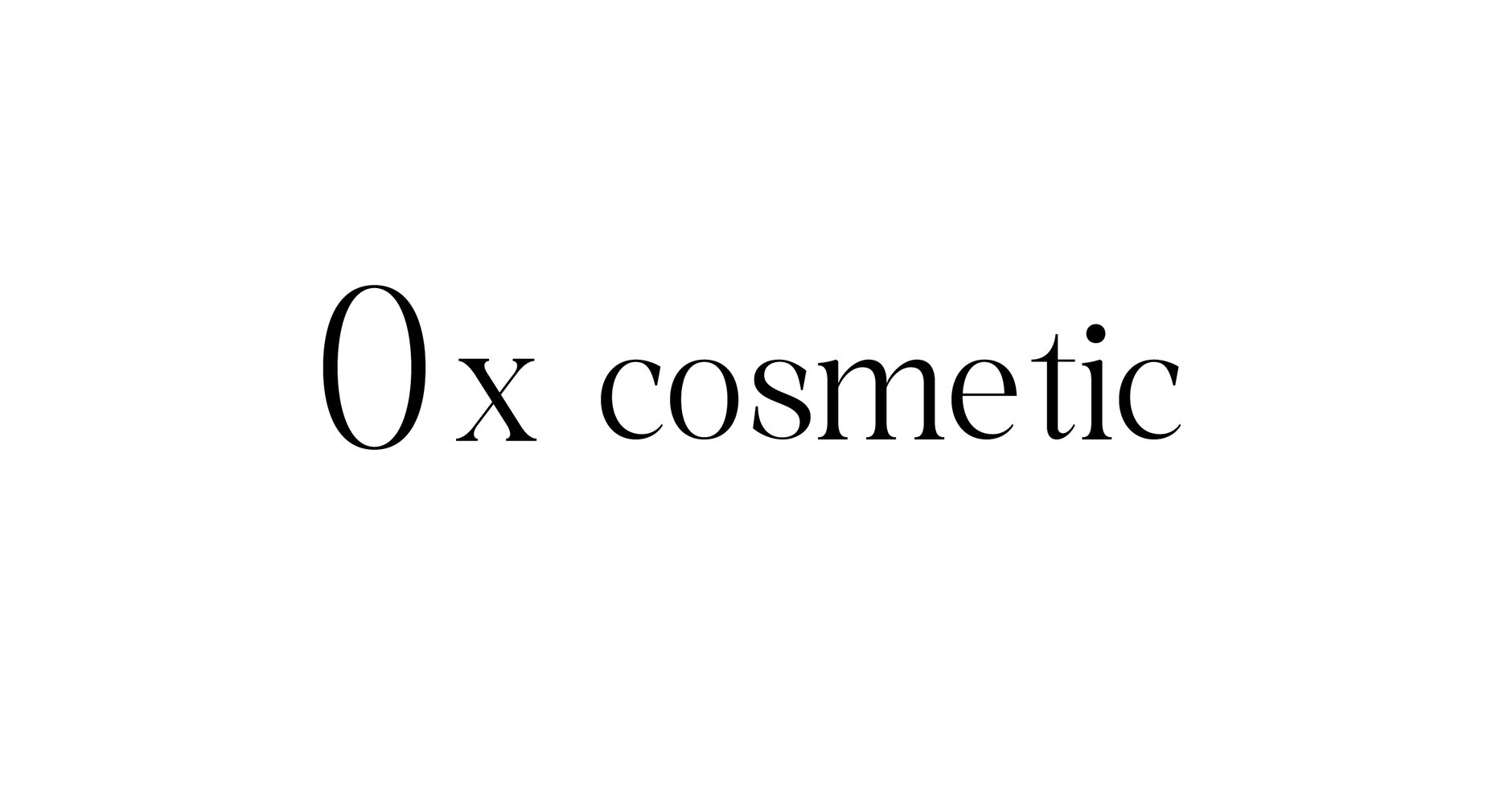 0x  cosmetic