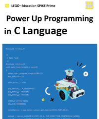 LEGO Education® SPIKE Prime C Language Learning Material (License: Until Jun 30, 2027)
