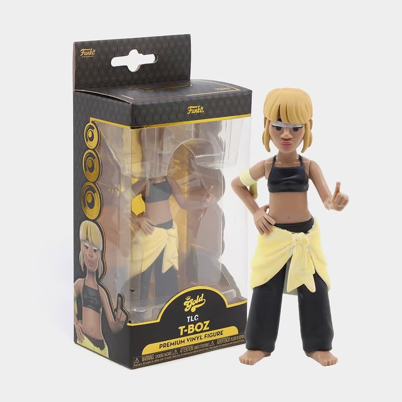 FUNKO GOLDシリーズ TLC 公式フィギュア Amazon.com: Funko Pop! Vinyl Gold: TLC - T-Boz, 5